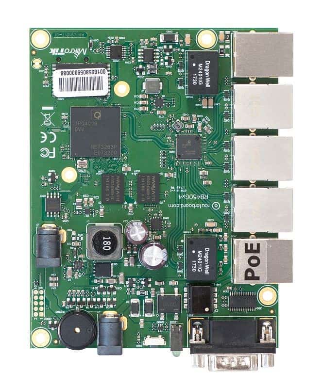 RouterBOARD Mikrotik RB450Gx4 - 1 GB Pamięci