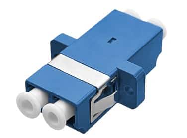 Adapter światłowodowy SM LC Duplex niebieski