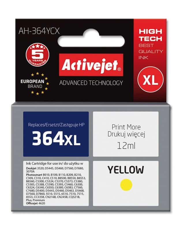 Activejet AH-364YCX Tusz 12 ml öölt