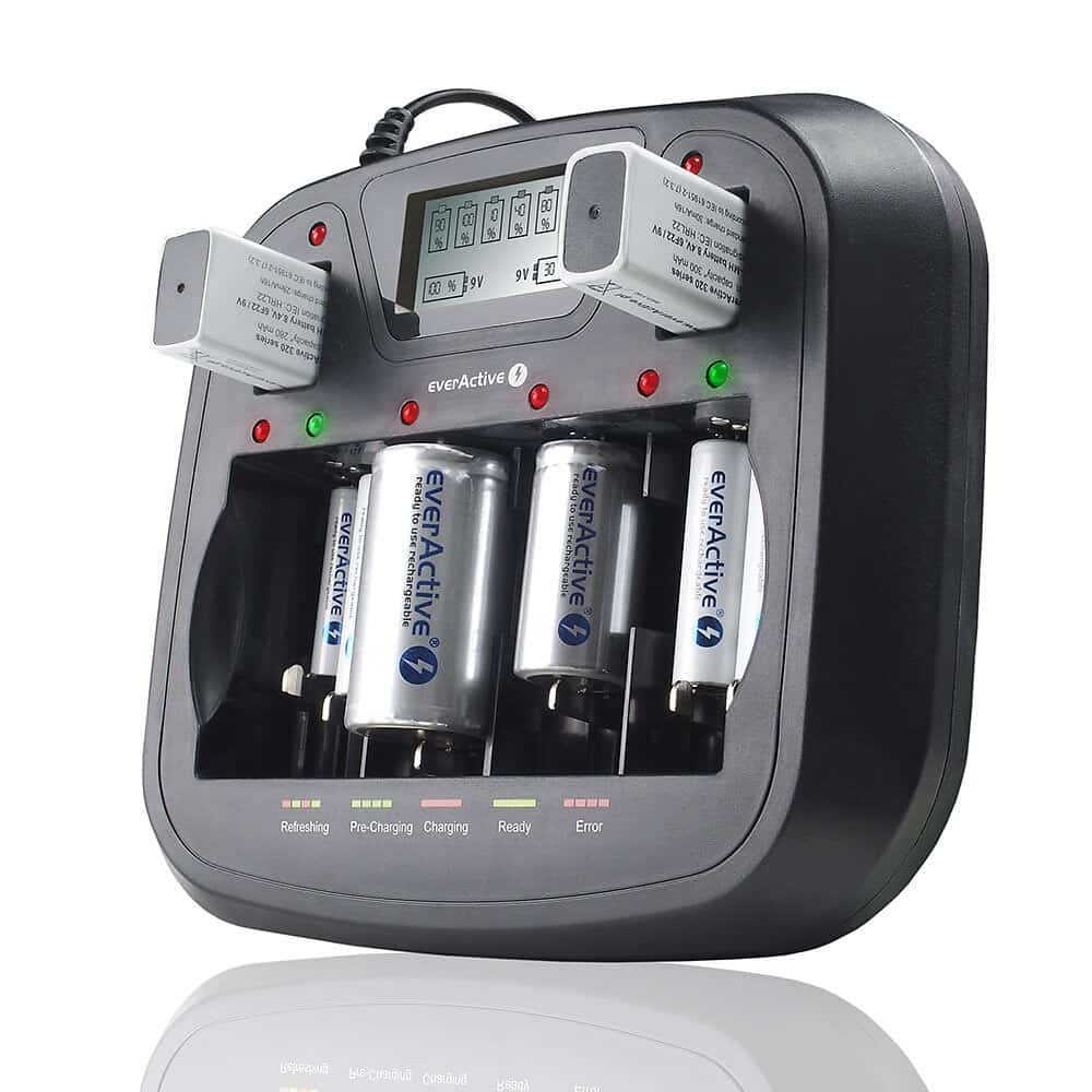 Ładowarka everActive NC900U - 6 Baterii
