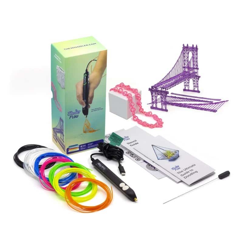 3DOODLER FLOW Zestaw Długopisu 3D + 8 Szpul