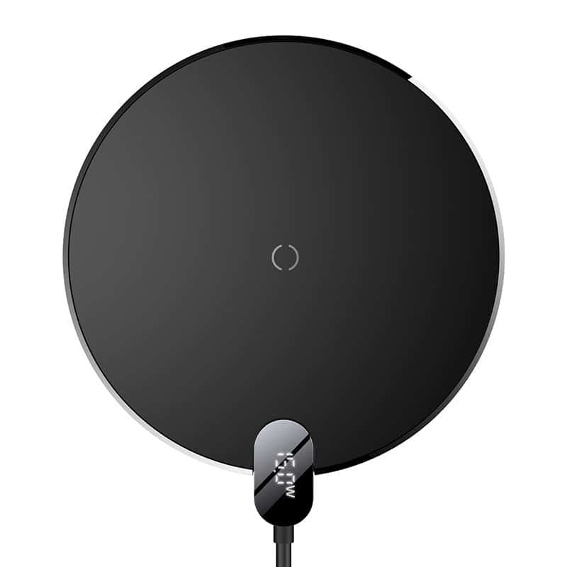BASEUS ŁADOWARKA INDUKCYJNA LED 15W CZARNA
