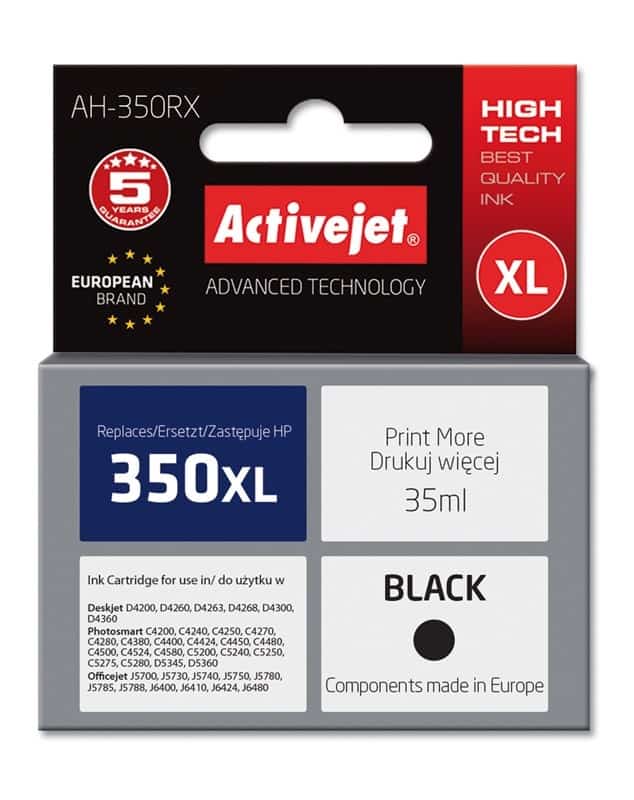 Activejet AH-350RX Tusz 35 ml czarny do HP DeskJet