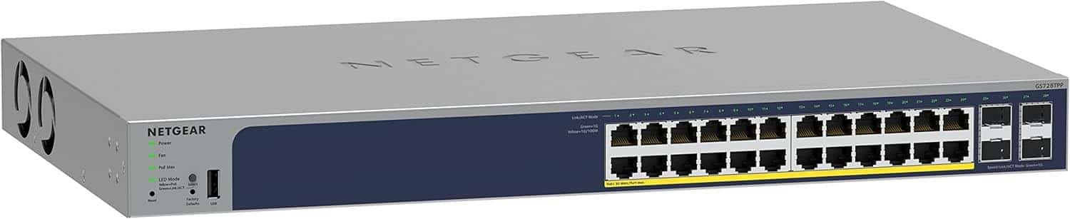 Switch Netgear GS728TP-300EUS 28p PoE 190W Managed Gigabit