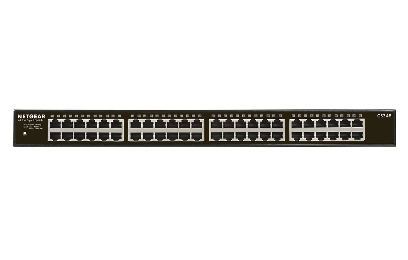 Switch Netgear GS348-100EUS 48-portowy Niezarządzany