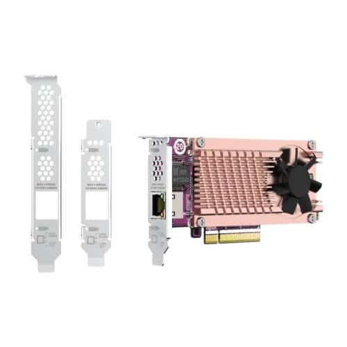 Qnap QM2-2P10G1TB, 2 x M.2 SSD Slots, 10GbE RJ45