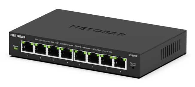 Switch Netgear GS308E-400EUS 8-portowy Niezarządzany