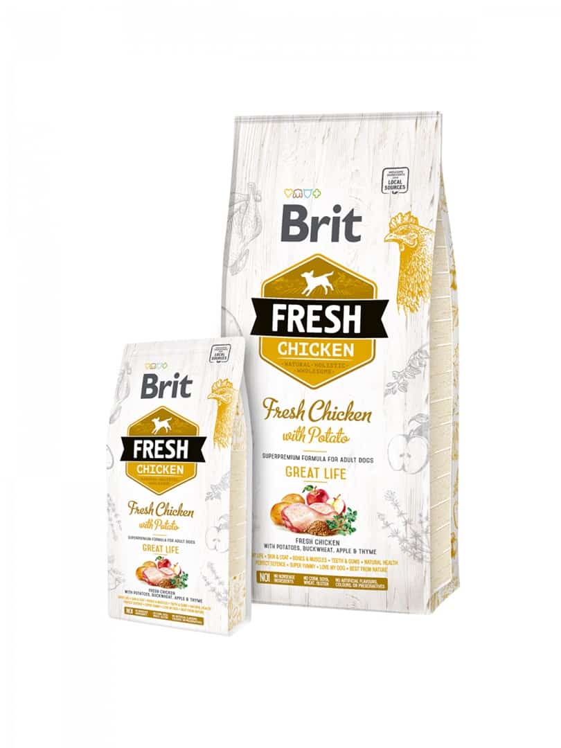 BRIT Fresh Chicken & Potato Adult 12kg