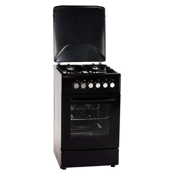Kuchnia gazowo-elektryczna MPM-56-KGM-12B czarna 50cm