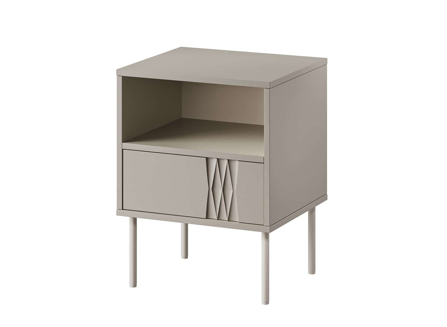 Szafka nocna 2szt TRESSE kaszmir mat 44x40x53
