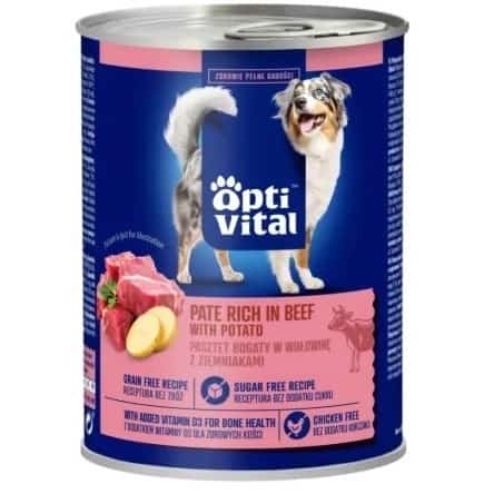 OptiVital Pate 400g - Wieprzowina i Wołowina