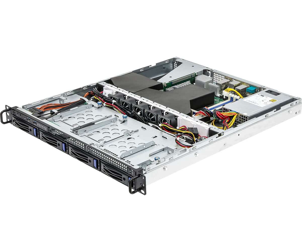 Platforma ASRock Rack 1U AMD Ryzen 4xLFF 2x10GbE