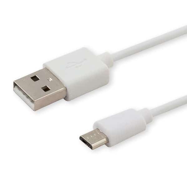 Kabel SAVIO CL-123 Micro USB - USB 2.0, 1m, biały
