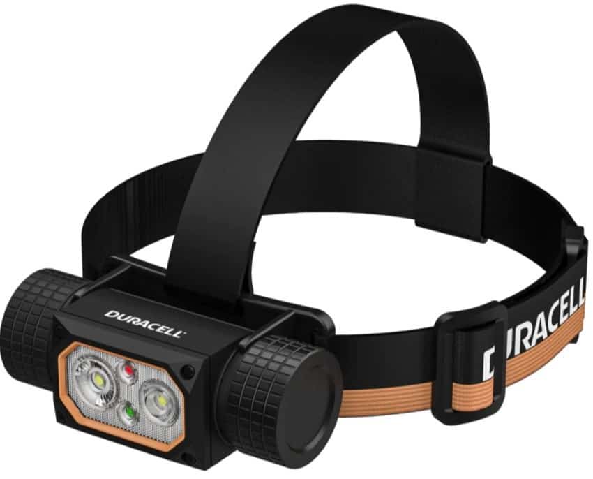 Latarka Duracell DH2000R Gift Box - Czarna, Pomarańczowa