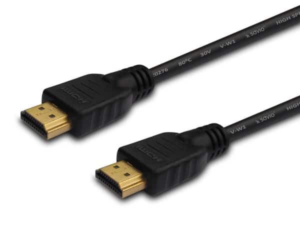 Kabel SAVIO cl-08 (HDMI M - HDMI M, 5m, czarny)