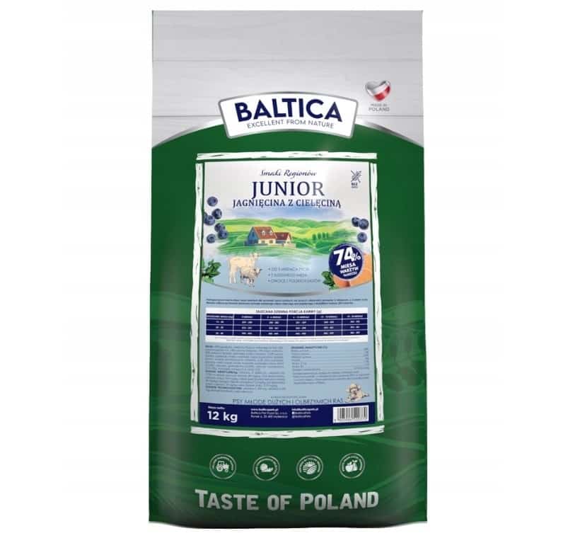 BALTICA SMAKI REGIONÓW Junior Jagnięcina 12kg