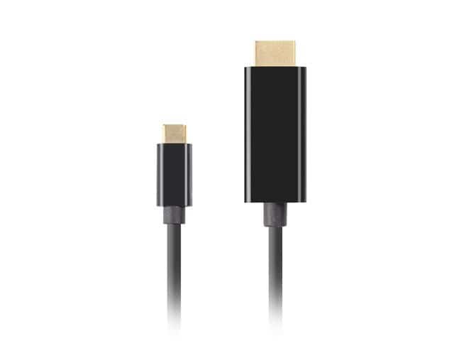 LANBERG KABEL USB-C do HDMI 3M 4K 60HZ CZARNY