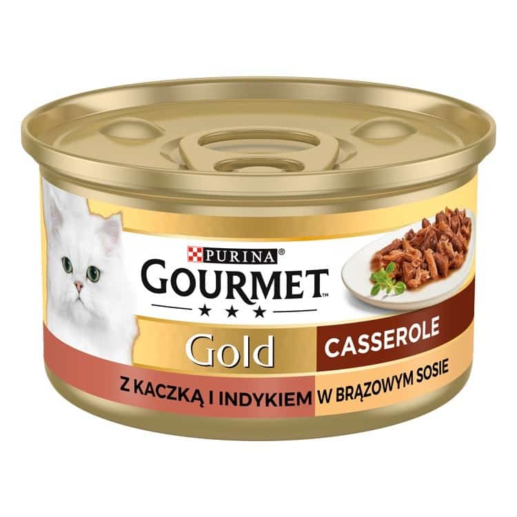 Gourmet Gold mokra karma 85g dla kaczki i indyka