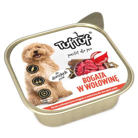 Tuf Tuf Pasztet wołowy alupak 300g