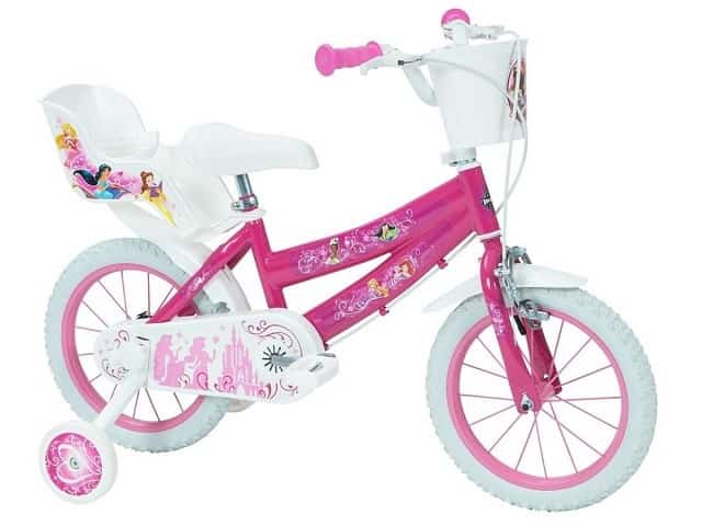 Rower dziecięcy Huffy Disney Princess 14" Zielono-Róży