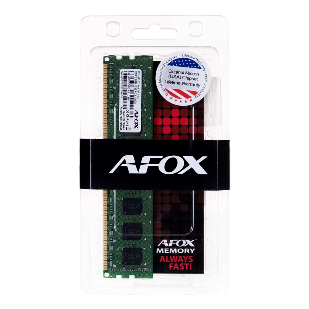 AFOX DDR3 8G 1333MHZ AFLD38AK1P - Zielony