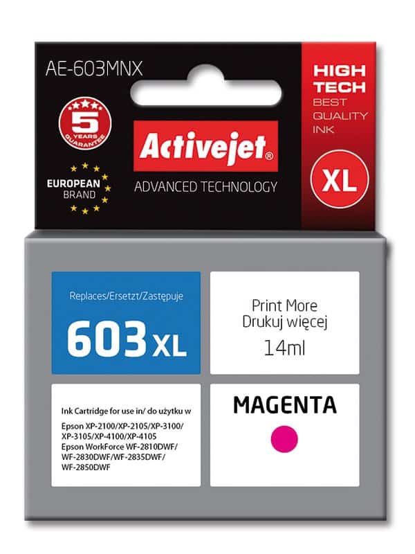 Activejet AE-603MNX Tusz 14ml Czerwony Epson