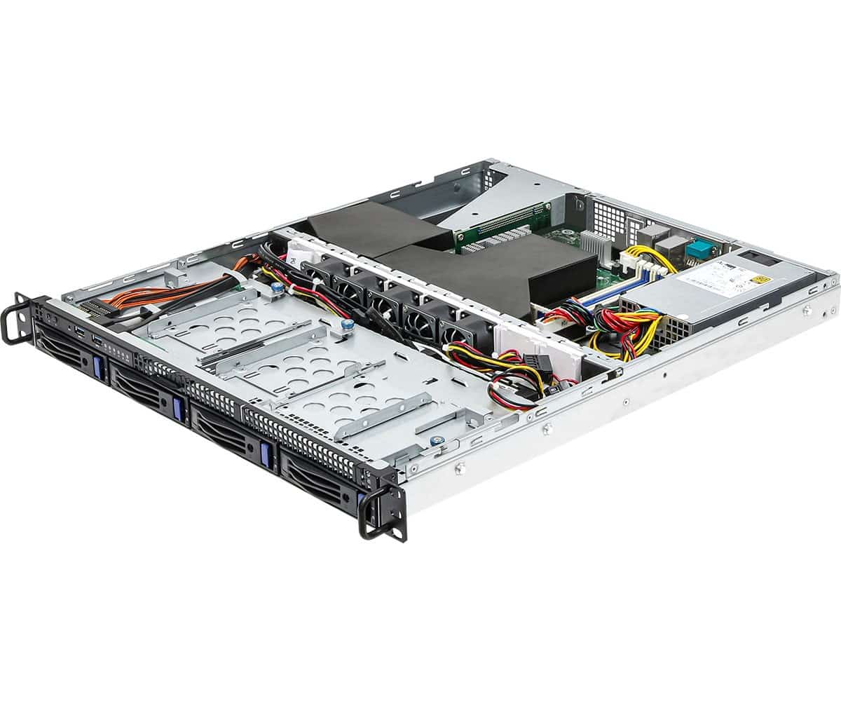 Platforma ASRock Rack 1U AMD Ryzen 4xLFF
