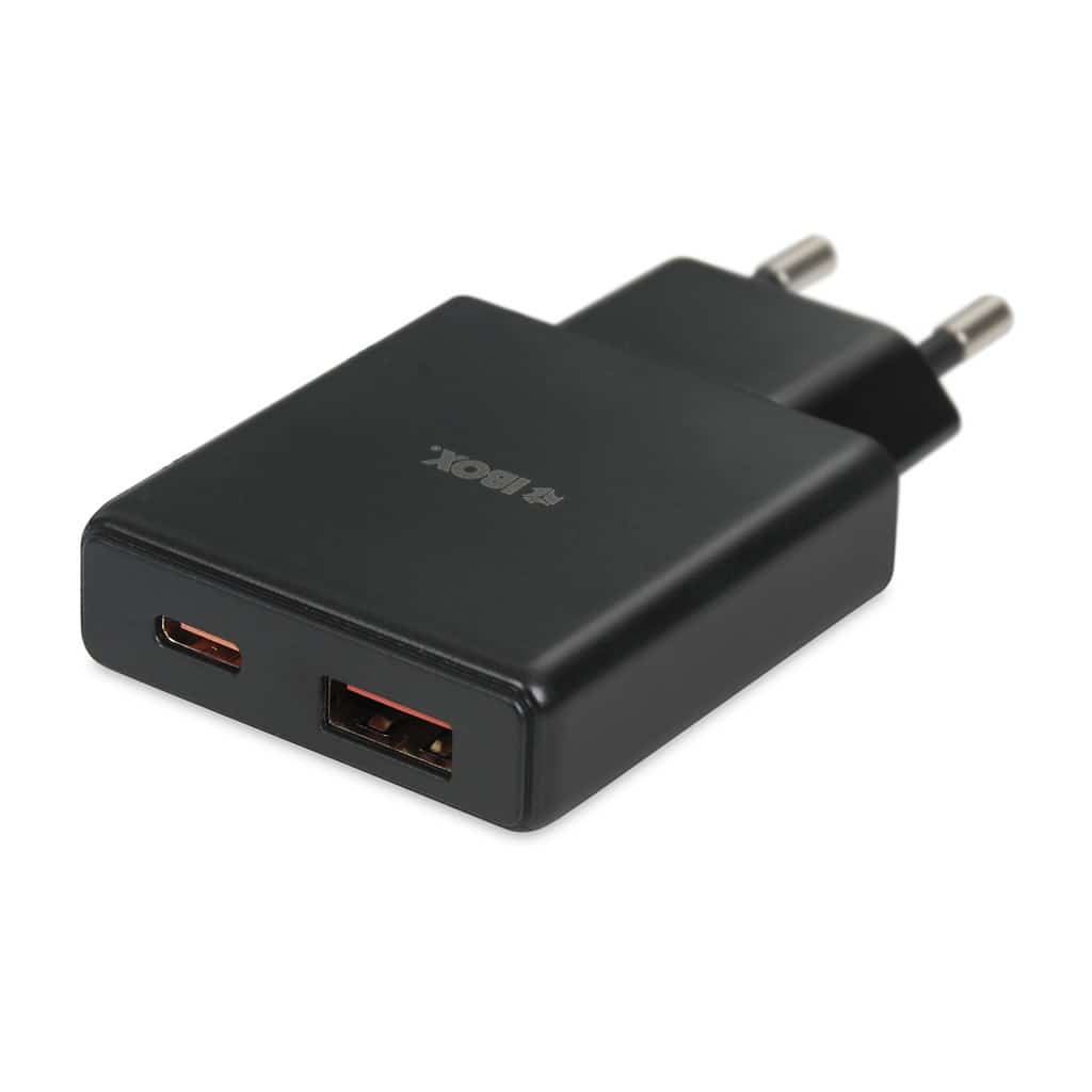 IBOX ŁADOWARKA UNIWERSALNA C-43 PD30W SLIM CZARNY