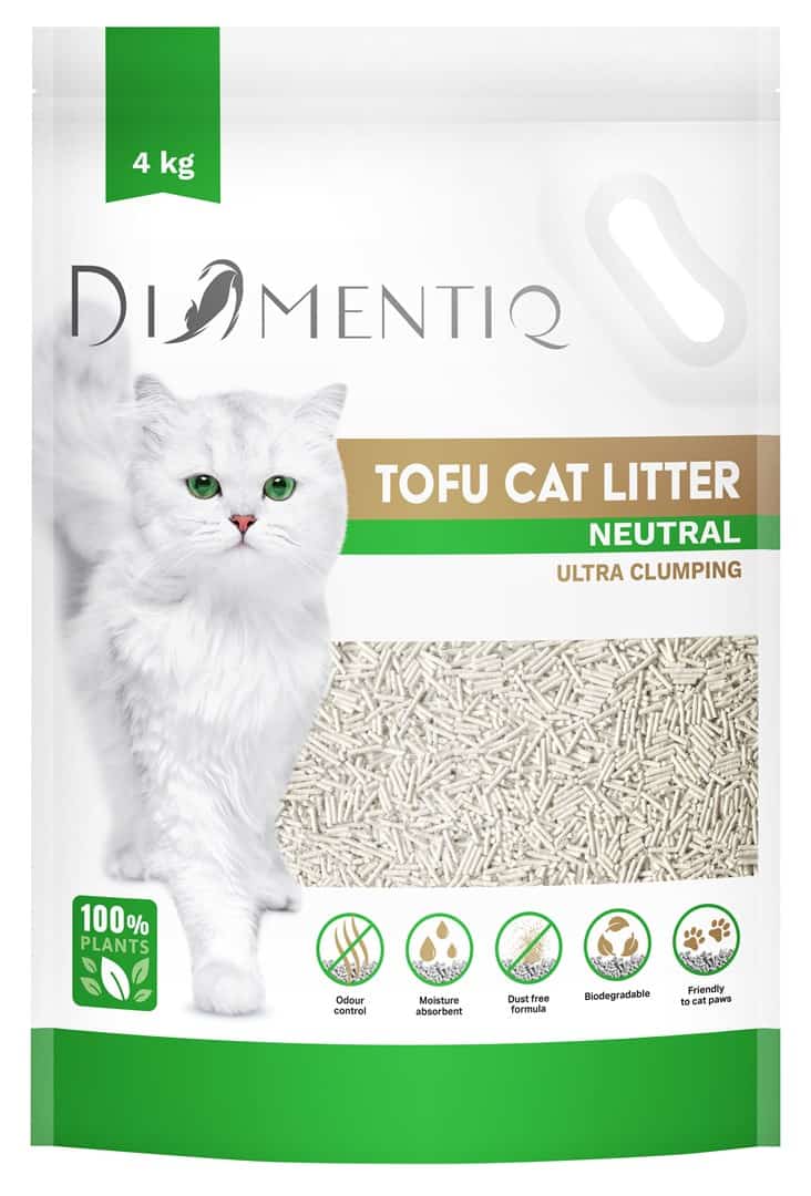 DIAMENTIQ Żwirek Tofu 4 kg Naturalny