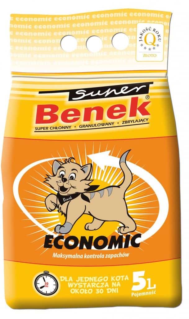 CERTECH Super Benek Economic - Žwirek 5l Dla Kota