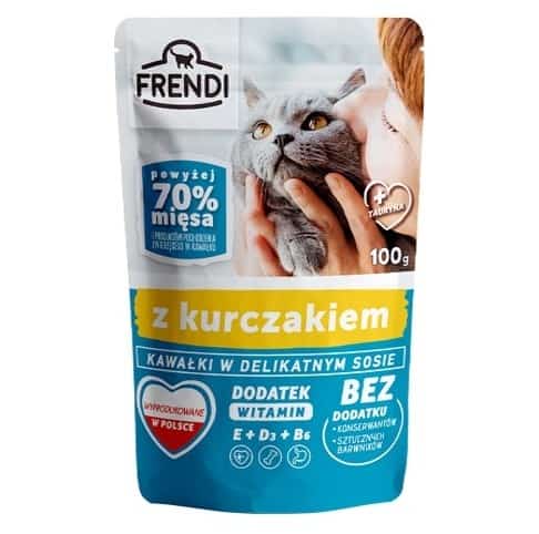 FRENDI Kawałki w sosie z kurczakiem - 100 g