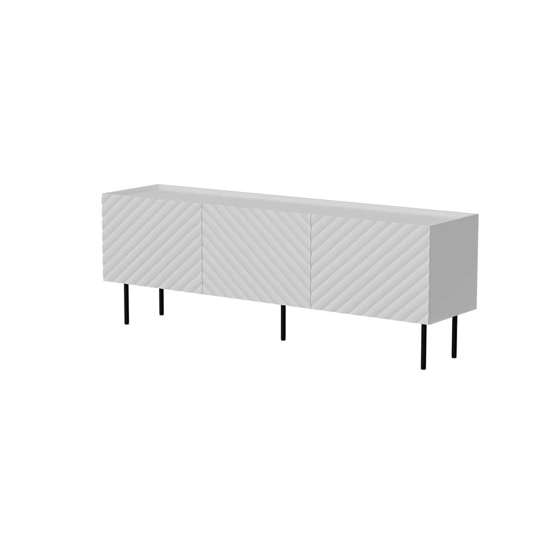 Szafka RTV 3D LUCCA 165x40x59 biały