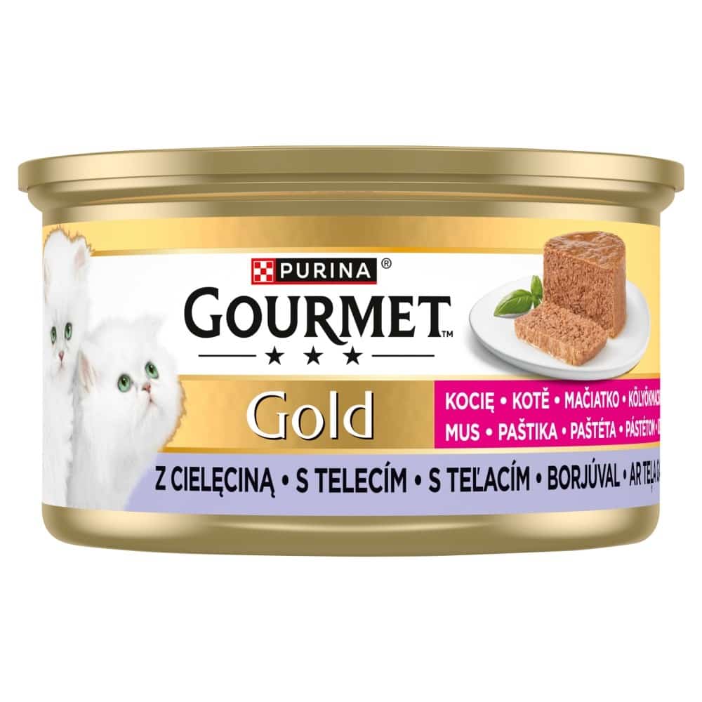 PURINA GOURMET GOLD KITTEN - Mus z cielęciną 85g