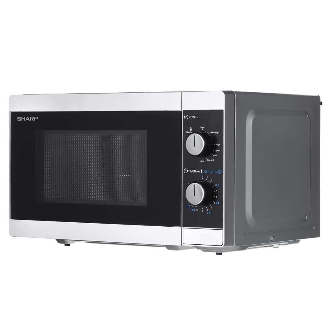 Kuchenka mikrofalowa SHARP YC-MG01E-S 800W 20l srebrna