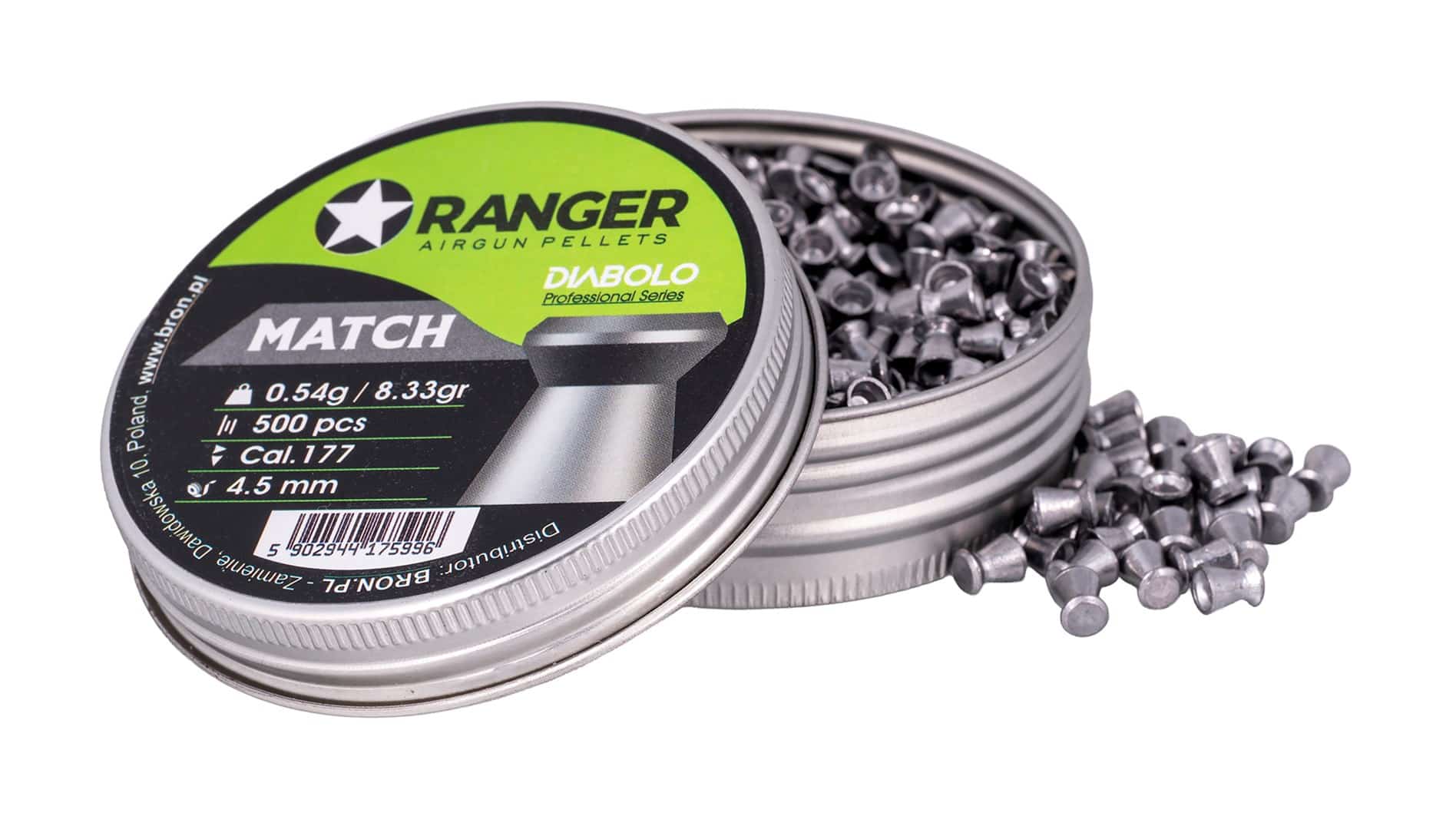 Śrut 4,5 mm RANGER Diabolo Professional Match 500 szt.