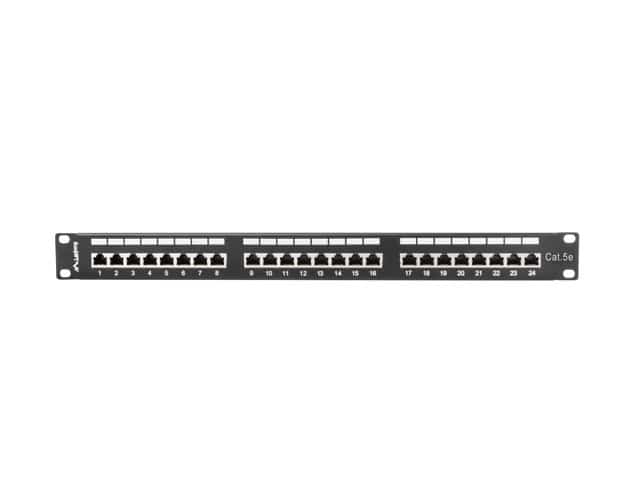 Patch panel Lanberg PPS5-1024-B, 1U, kat. 5e