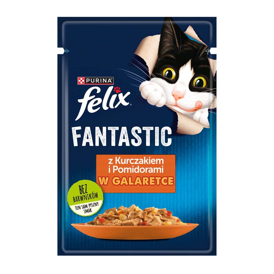 Purina Felix Fantastic Kurczak z Pomidorem 85g