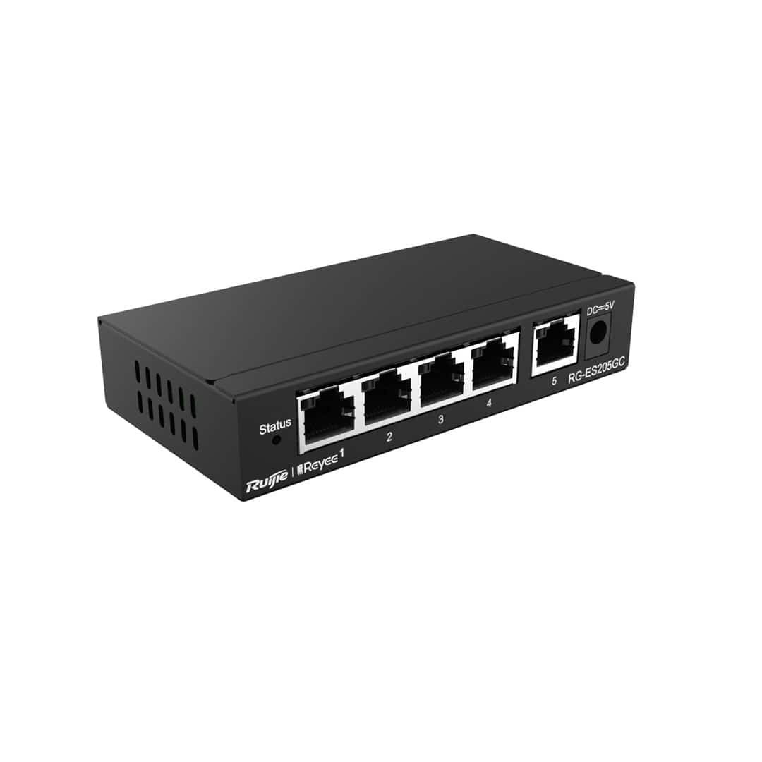 Switch Easy Smart Ruijie Reyee RG-ES205GC Czarny