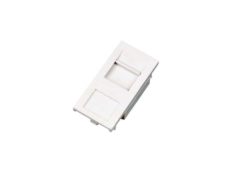 Adapter z przesłoną A-LAN OS002, biały, 45mm