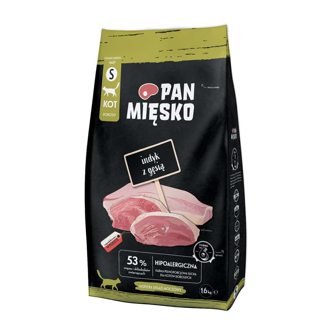 Pan Mięsko Indyk z gęsią sucha 1,6kg