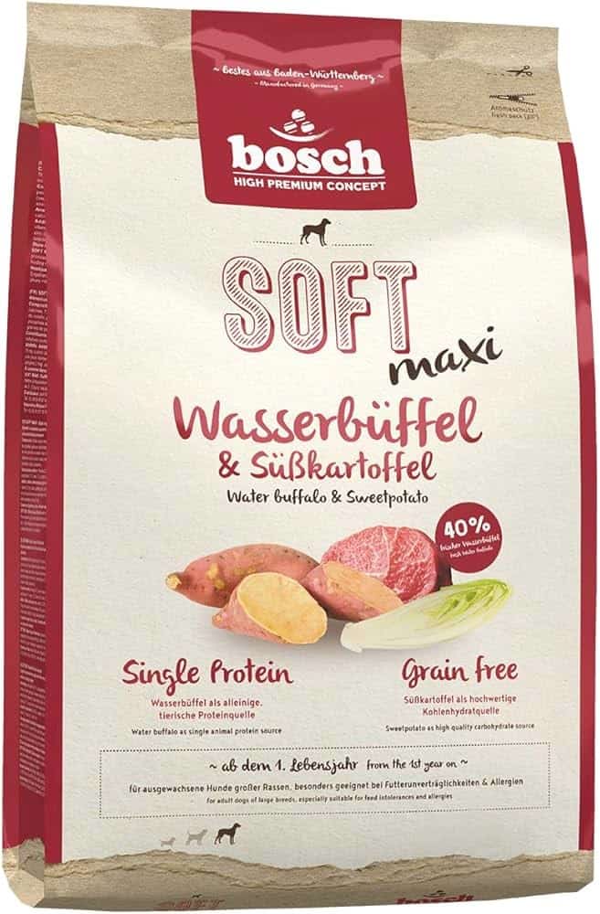 Bosch Soft Maxi - Karma sucha dla psów dużych ras z bawołem wodnym i batatami 2,5 kg