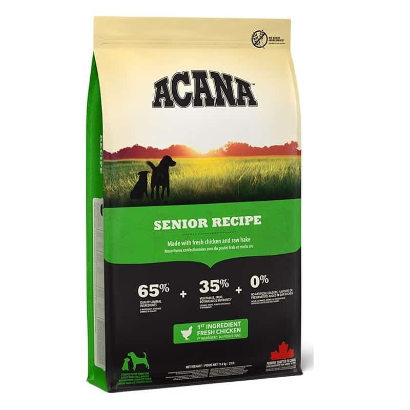 ACANA Senior Dog 11,4kg - Bez Glutenu i Soi
