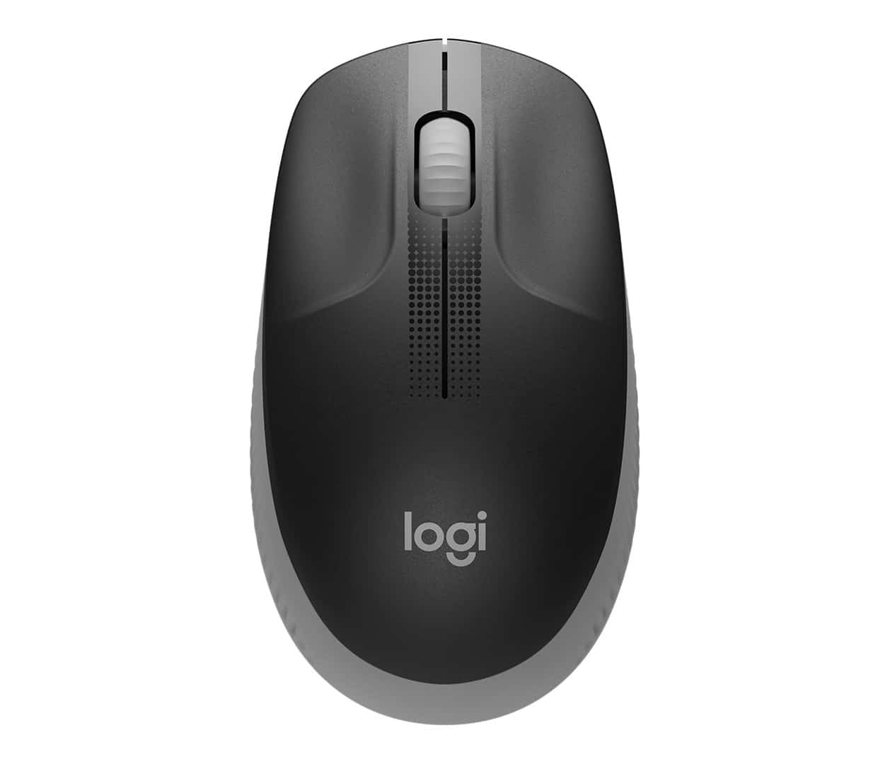 MYSZ LOGITECH M190 GREY - Oburęczna, Czarna