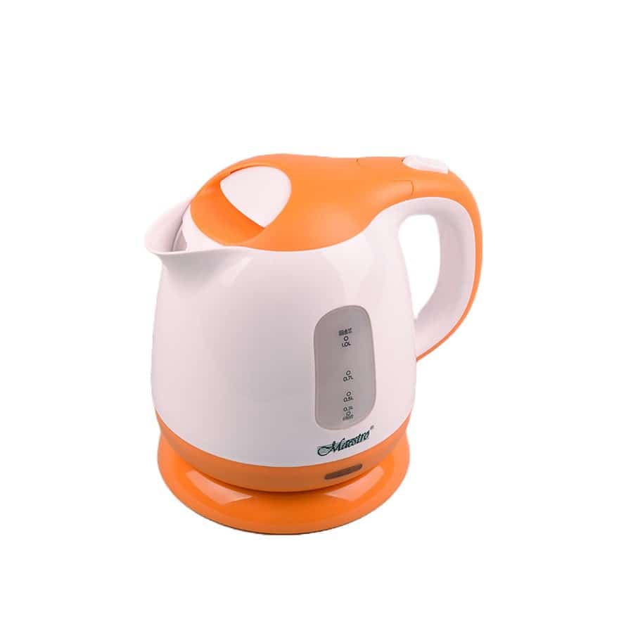 Czajnik elektryczny MAESTRO MR-012, 1 l, biało-pomarańczowy, plastik