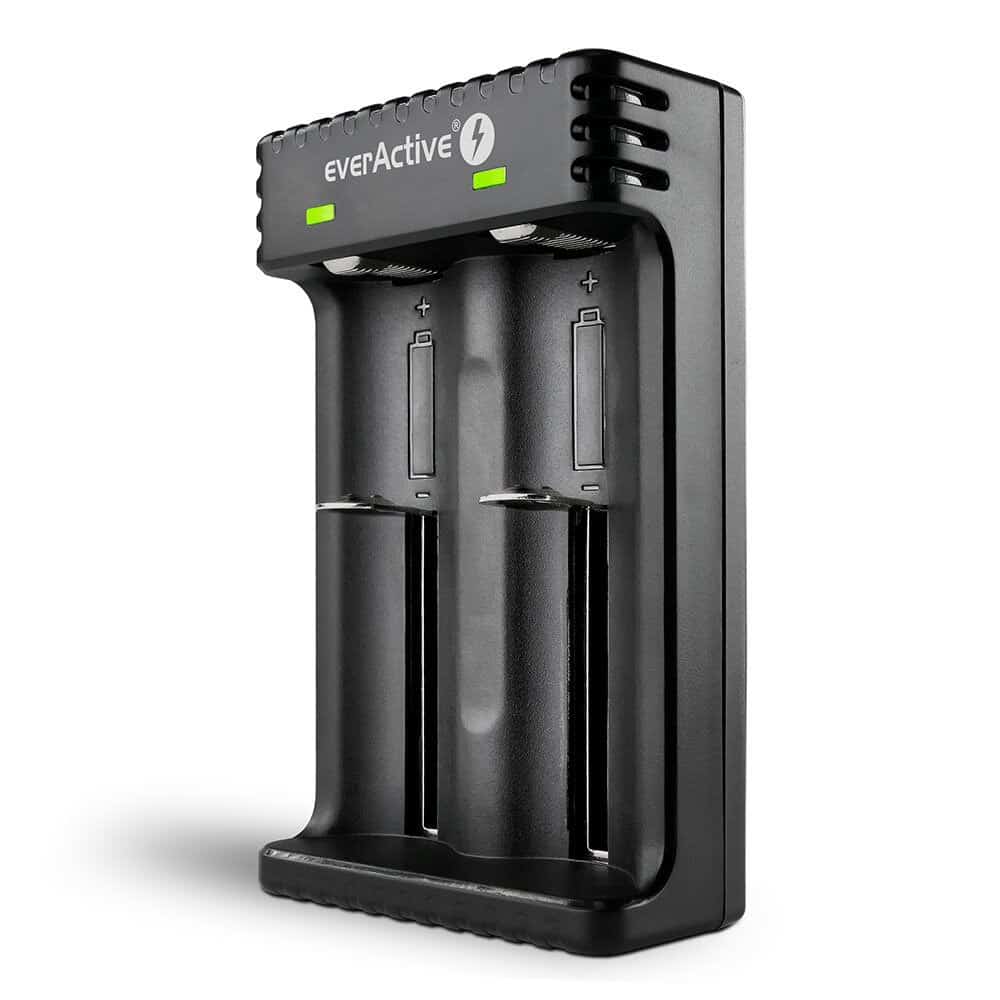 EVERACTIVE LC200 - Ładowarka CYLINDRYCZNYCH LI-ION