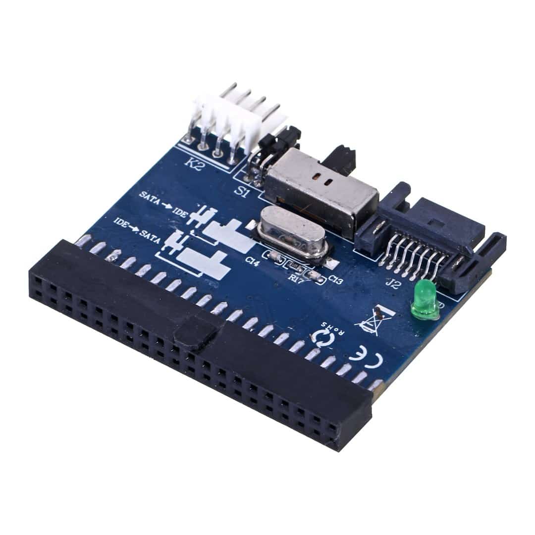 Adapter GEMBIRD SATA-IDE-2 (SATA M - IDE F; 0,30m; czarny)