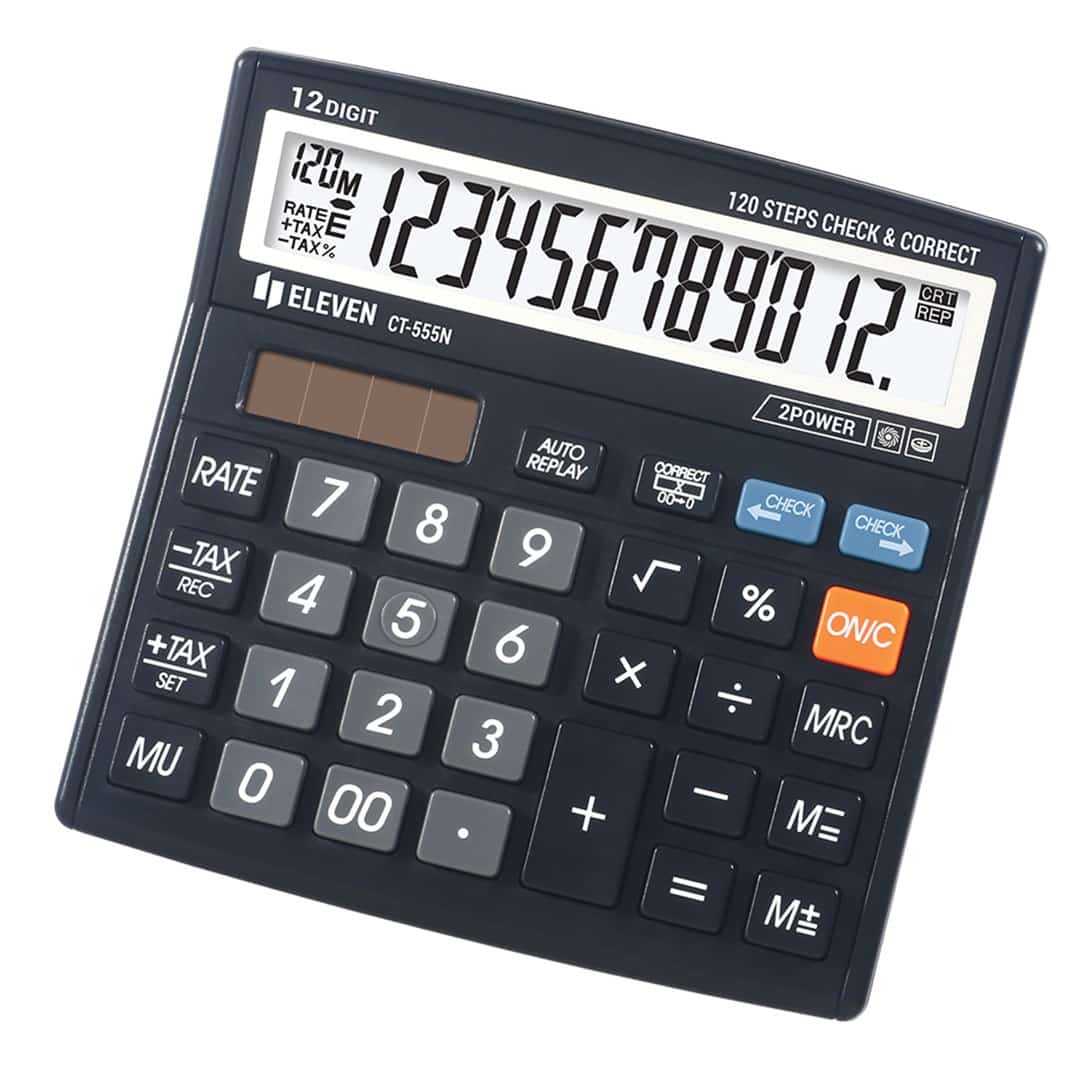 Eleven CT-555NE - Kalkulator biurowy czarny