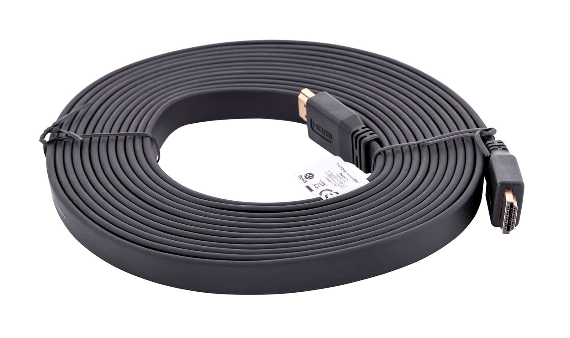Kabel Lanberg CA-HDMI-21CU-0050-BK, 5m, czarny