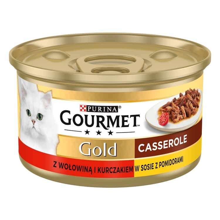 GOURMET GOLD Wołowina z kurczakiem 85g