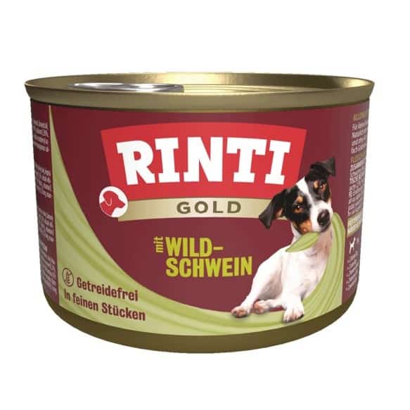 Rinti Gold Dzik puszka 185g - Mokra karma